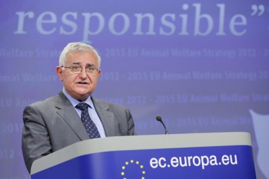 Der ehemalige EU-Verbraucherkommissar John Dalli (am 19.1.2012 in Brüssel)