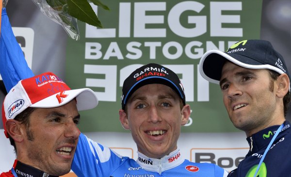 Joaquim Rodriguez, Daniel Martin und Alejandro Valverde (vlnr)