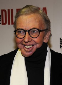 Kritikerpapst Roger Ebert bei einer Filmpremiere im Januar 2011