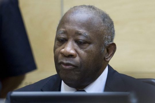 Laurent Gbagbo am 5.12.2011 vor dem Internationalen Strafgerichtshof in Den Haag