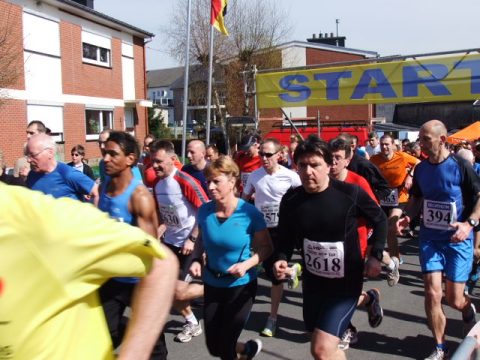 Start zum Hauptlauf über 12 Kilometer