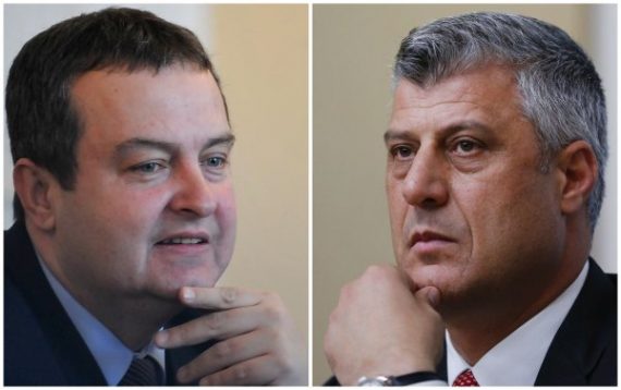 Ivica Dacic (l.) und Hashim Thaci (r.)