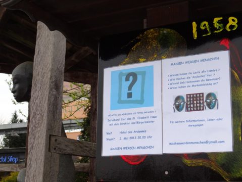 Projekt "Masken werden Menschen" in Manderfeld