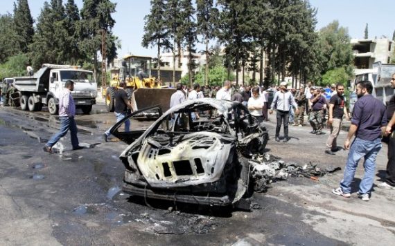 Damaskus: Explosion einer Autobombe im Stadtteil Al-Messe