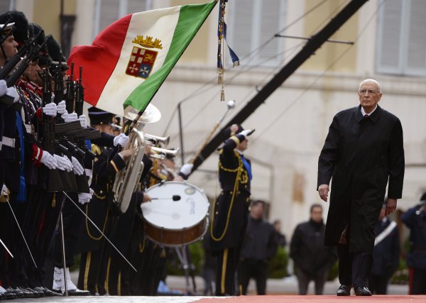 Giorgio Napolitano hat sein zweites Mandat angetreten