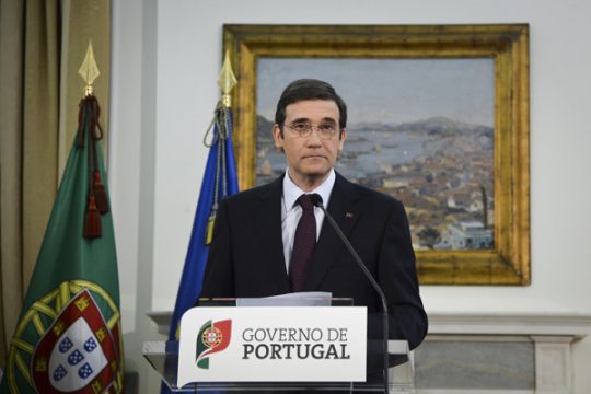 Der portugiesische Ministerpräsident Pedro Passos Coelho