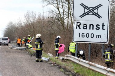 Busunfall bei Ranst