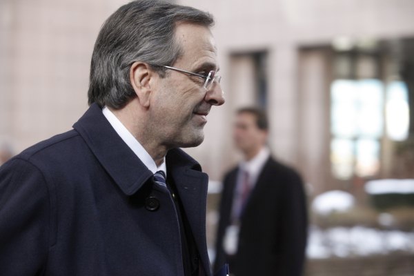 Der griechische Regierungschef Antonis Samaras