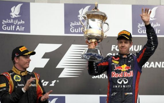 Kimi Räikkönen und Sebastian Vettel