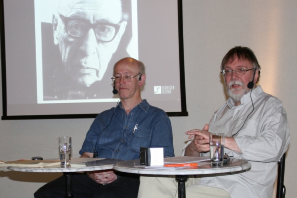 Stravinsky-Abend im BRF-Foyer. Gerhard Sporken und Hans Reul