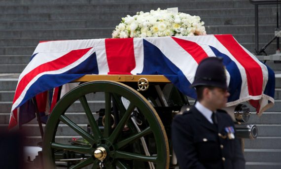 Letzte Ehre für die Eiserne Lady: Trauerfeier für Margaret Thatcher