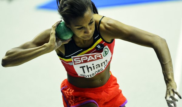 Die Siebenkämpferin Nafissatou Thiam am 1.3. Göteborg