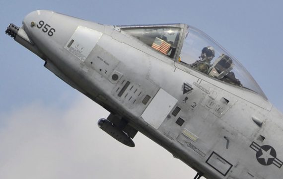 A10-Thunderbolt auf der US-Airbase in Spangdahlem (April 2010)