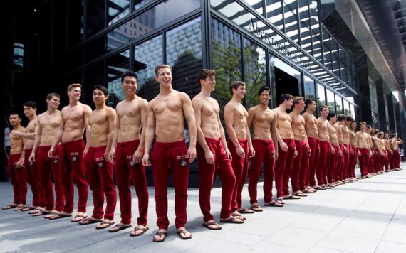 Eröffnung des Abercrombie & Fitch-Ladens in Singapur (12/2011)