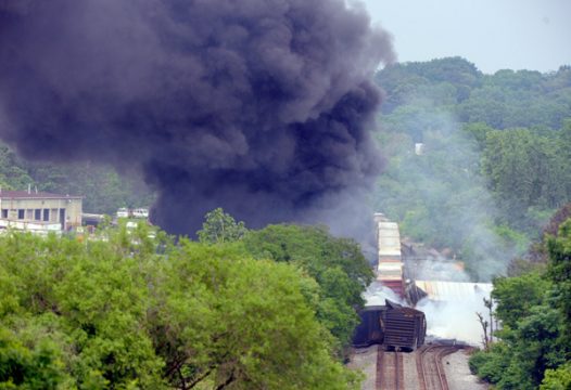 Güterzug entgleist in Baltimore - Ladung explodiert
