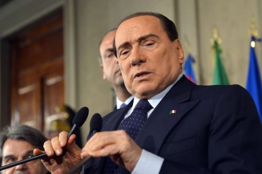 Silvio Berlusconi am 23. April