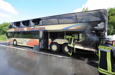 Brand in Reisebus mit Schülern der PDS Eupen glimpflich verlaufen