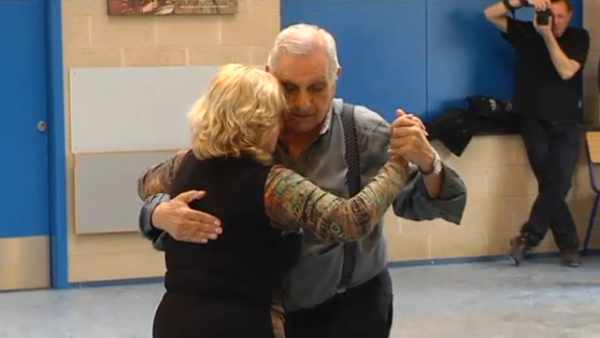 Das weltbekannte argentinische Tangolehrerpaar Carlos Perez und Rosa Forte