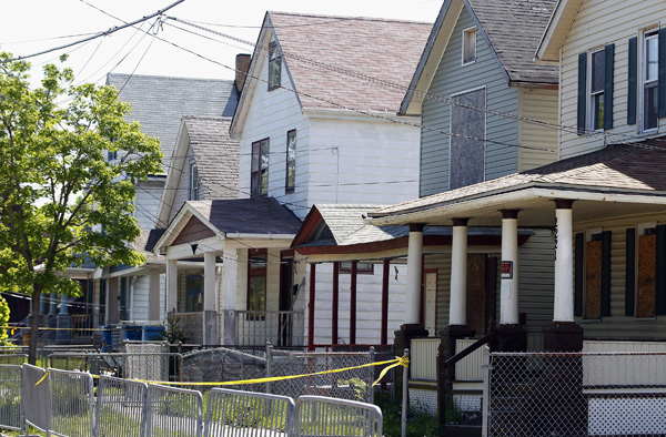 Ariel Castros Haus in Cleveland wurde von der Polizei abgesperrt