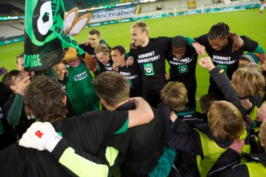 Trotz Niederlage: Cercle Brügge feiert den Klassenerhalt