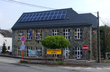 Photovoltaikanlage auf der Gemeindeschule Weismes