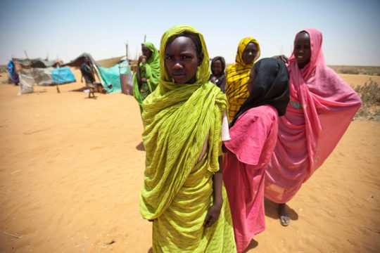 Flüchtlingscamp Zam-Zam in Nord-Darfur