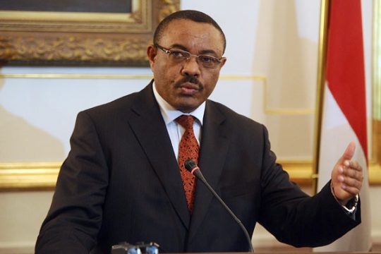 Der Vorsitzende der Afrikanischen Union Hailemariam Desalegn