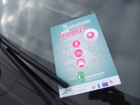 "Fahr mit" sensibilisiert die Arbeitnehmer in der St. Vither Klosterstraße