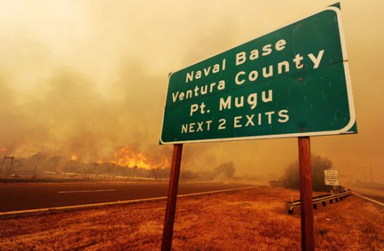 Heftige Buschfeuer in Kalifornien