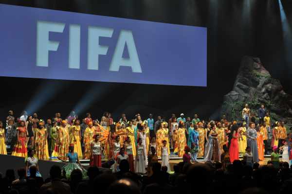 Eröffnung des 63. FIFA-Kongresses im Zentrum Swami Vivekananda in Pailles, Mauritius
