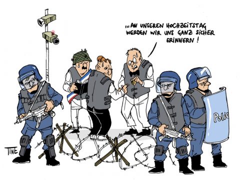 Erste Hochzeit von Homosexuellen in Frankreich