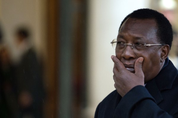 Tschads Präsident Idriss Deby Itno am 5.12.2012