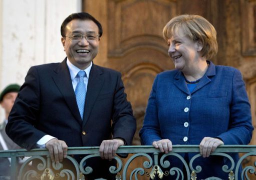 Der chinesische Ministerpräsident Li und die deutsche Kanzlerin Merkel