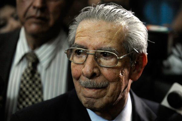 Guatemalas Ex-Diktator Ríos Montt wegen Völkermordes zu 80 Jahren Haft verurteilt