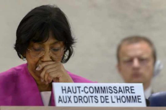 Auch UN-Menschenrechtskommissarin Navi Pillay und die Vereinten Nationen sind um die Situation in Syrien besorgt