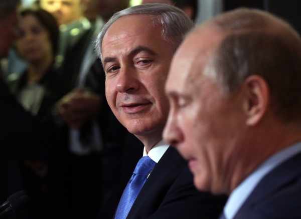 Der Syrienkrieg ist auch ein Thema für Benjamin Netanjahu und Wladimir Putin
