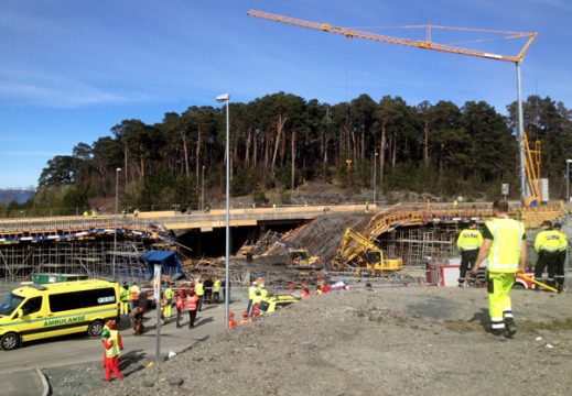 Brücke in Trondheim eingestürzt