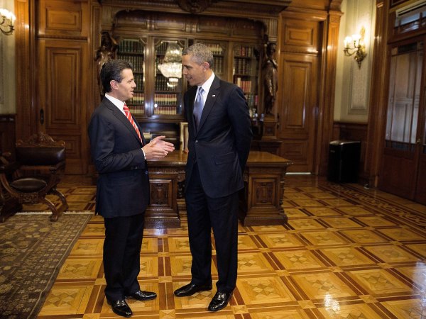 Enrique Peña Nieto und Barack Obama
