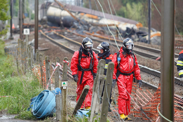 Aufräumarbeiten in Wetteren gehen weiter