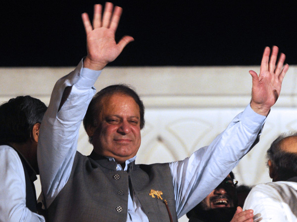 Nawaz Sharif steuert auf klaren Wahlsieg zu