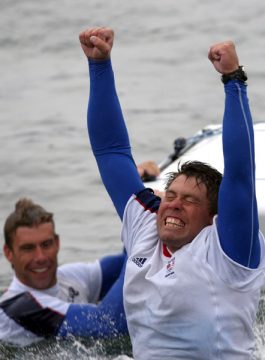 Andrew Simpson gewann bei den Olympischen Spielen in China die Goldmedaille