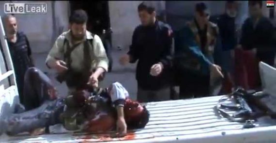 Rebellen in der syrischen Stadt Al-Kusair