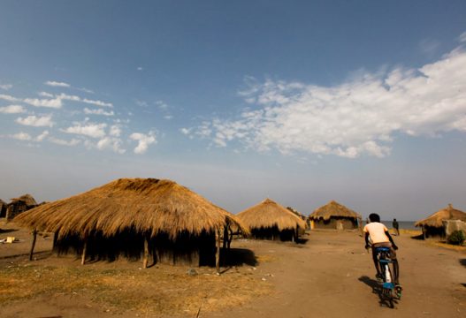 Nahe Lake Albert, Butiaba, Uganda (Februar 2011)