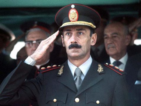 Jorge Rafael Videla in Buenos Aires (undatiert)