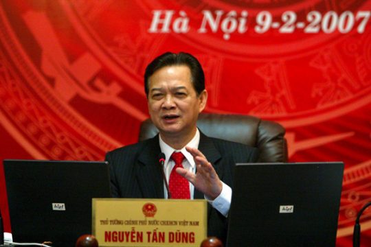 Vietnams Premier Nguyen Tan Dung