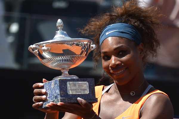 Serena Williams feiert auch einen Turniersieg in Rom