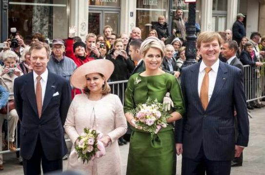 Großherzog Henri, Großherzogin Maria Teresa, Willem-Alexander und Máxima