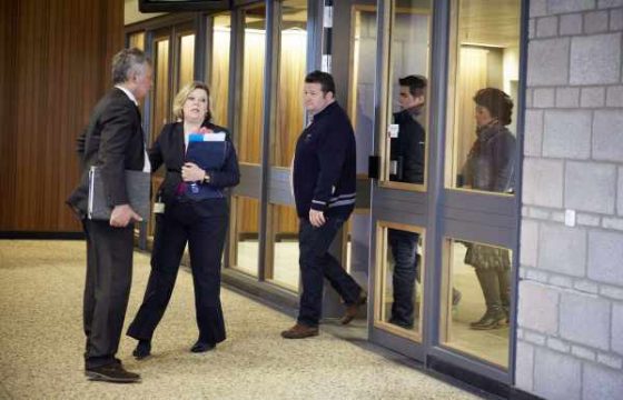 Der niederländische Großhändler Willy Selten (M.) am 16.4.