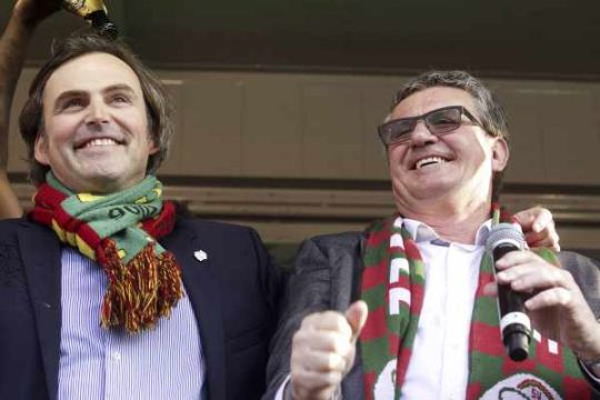 Zieht Zulte-Waregem nach Antwerpen? Patrick Decuyper und Willy Naessens