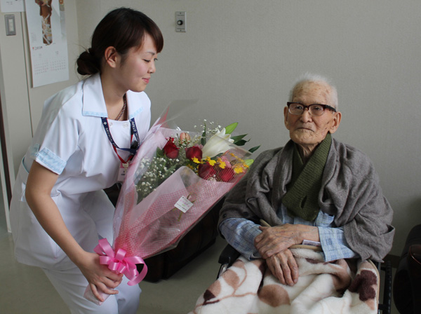 Jiroemon Kimura, mit 116 der älteste Mensch der Welt